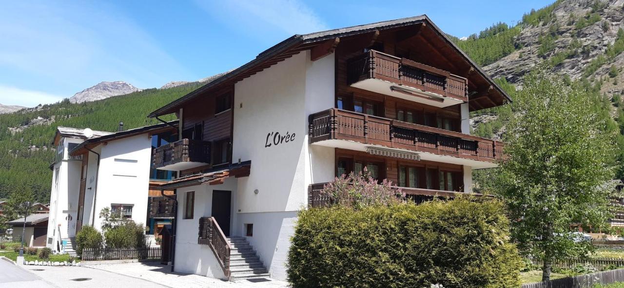 Haus L' Orée Saas-Grund Exterior foto