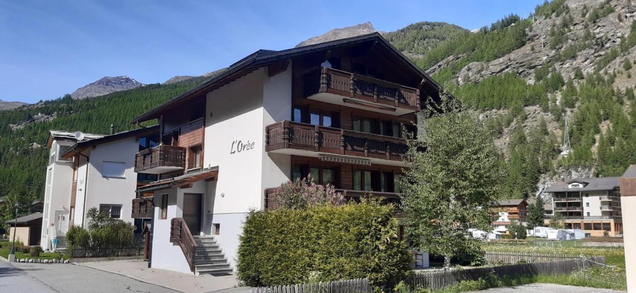 Haus L' Orée Saas-Grund Exterior foto